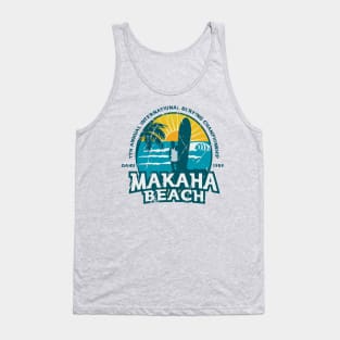 HI-50 Vintage Makaha Beach Surfing Championship Tank Top